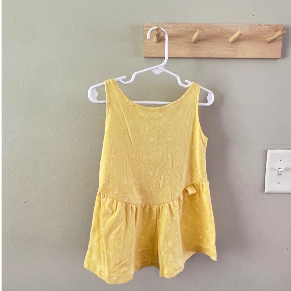 Vtg butter yellow romper
